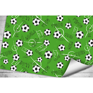 Soccer gift paper