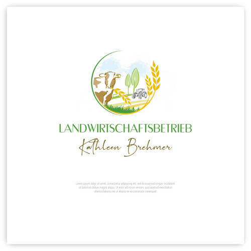  Logo für ein Landwirtschaftsbetrieb