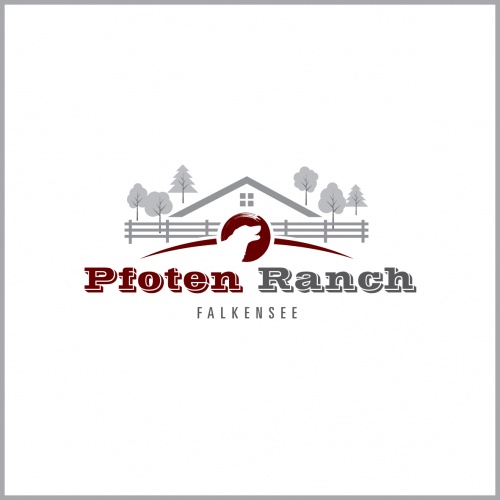 Logo-Design für Hundegelände auf der Pfotenranch