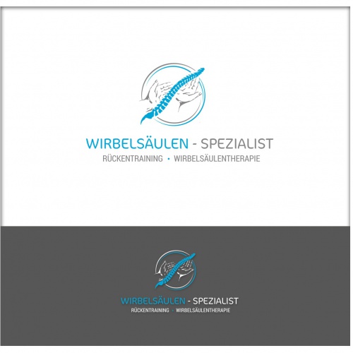  Logo-Design für Wirbelsäulentherapie