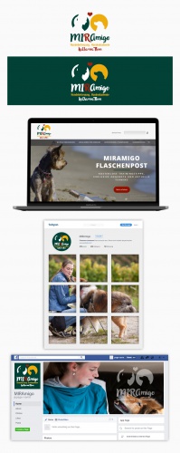  Logo & Social Media Paket für Hundeakademie und Hundebetreuung