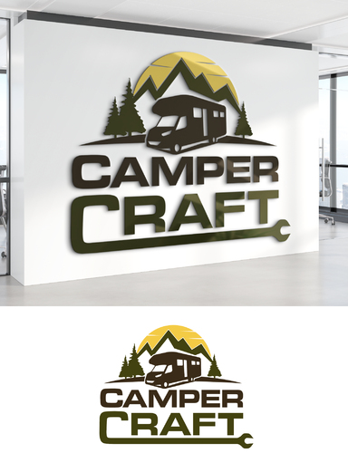  Logo für einen Onlineshop für Campingartikel