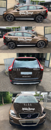  Fahrzeugbeschriftung für Volvo XC 60 Jahrgang 2009 in Bronze