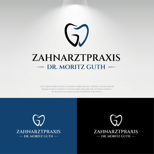  Logo-Design für Zahnarztpraxis