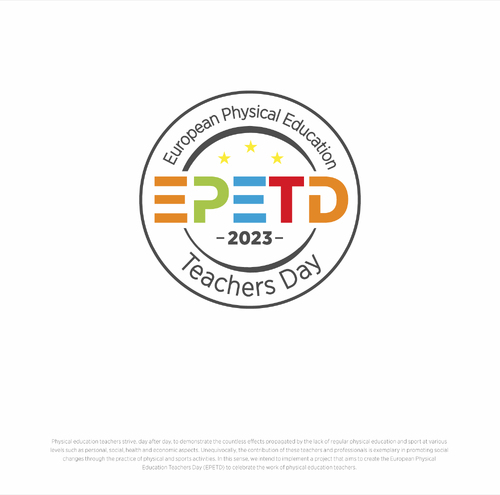  Logo and header for the Projekt EPETD: European Physical Education Teacher Day