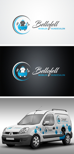 Bellofell Logo-Design für Hundefriseurin