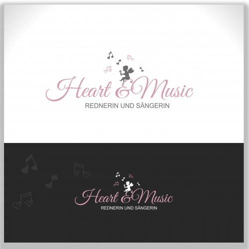  Logo-Design für heart & music