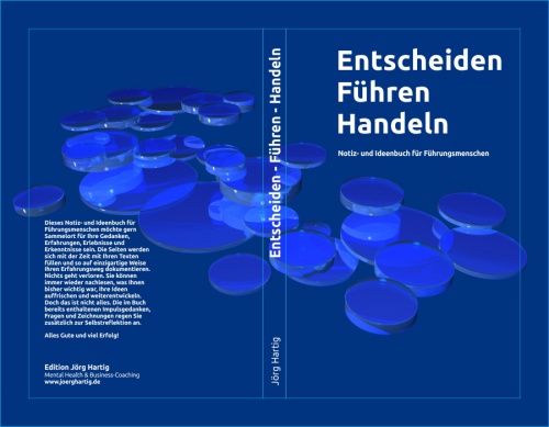  Buch-Cover für Entscheiden, führen, handeln  - Gedankentagebuch