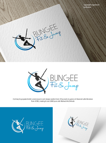 Logo-Design für Bungee-Fitness-Kurse