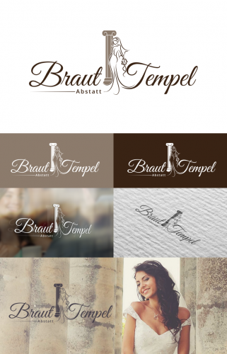 Logo-Design für Braut Tempel