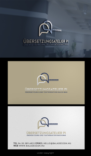  Logo & Visitenkarte für Übersetzung und Textkreation