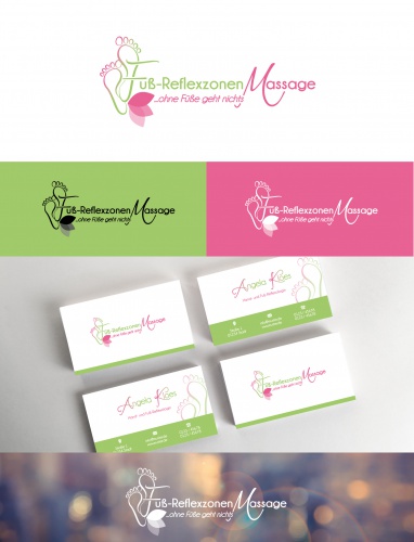  Logo & Visitenkarte für Hand-& Fussreflexzonenmassage