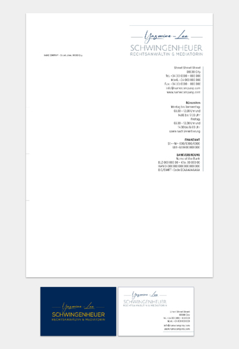  Corporate Design für eine Rechtsanwaltskanzlei