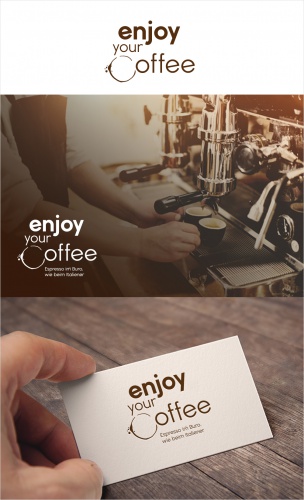  Logo & Visitenkarte für enjoyyourcoffee