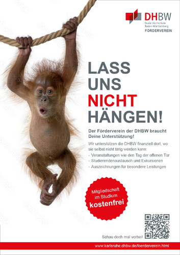  Plakate für die DHBW Karlsruhe (A1 hochkant, A2 hochkant, A3 hochkant)