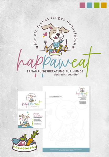  Corporate Design für Ernährungsberaterin für gesunde und kranke Hunde