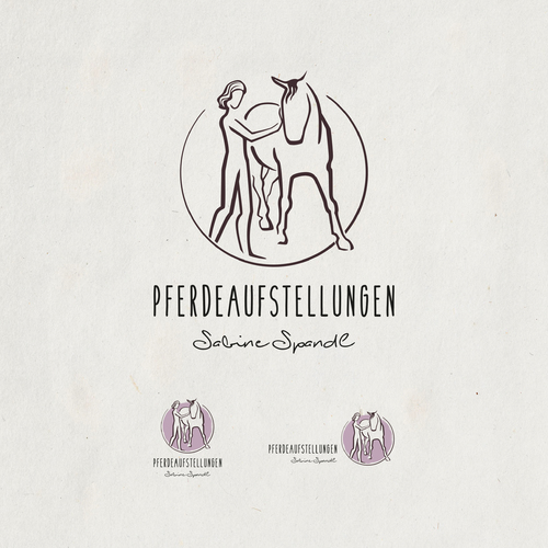 Logo-Design für Familienaufstellungen für Pferde und Meditationen