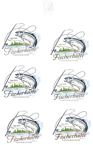  Logo-Design für Gaststätte an einem schönen kleinen See