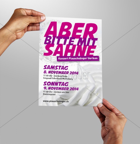 Flyer Jahreskonzert Gemischter Chor