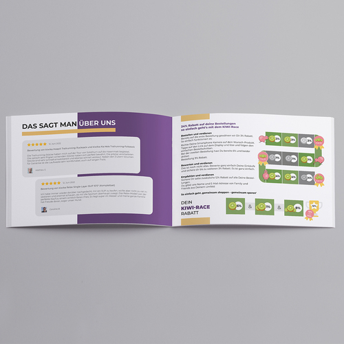  Flyer-Design für Online-Plattform