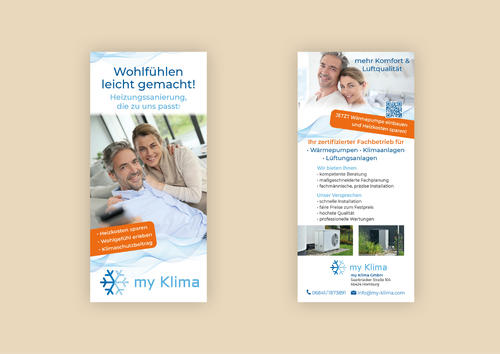  Flyer-Design für Heizungsbau