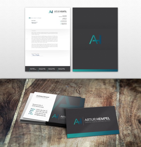  Logo, business card and letter paper for a freelance translator and interpreter