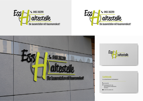  Logo & Visitenkarte für EssHaltestelle