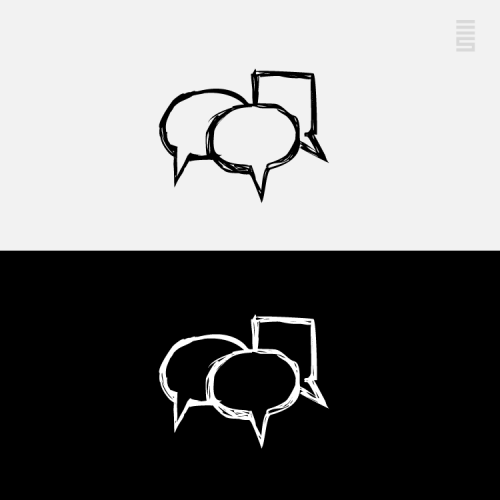 Logodesign Bildmarke 'Sprechblasen'