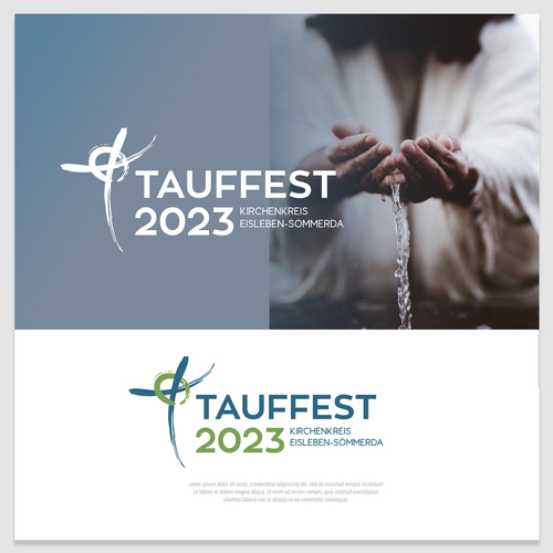  Logo-Design für ein Tauffest