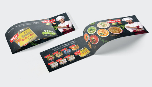  Modernes Flyer-Design für Suppen-Spezialitäten eines Lieferanten