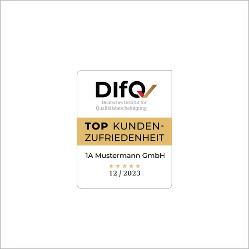  Siegel für Zertifizierungsgesellschaft DIFQ