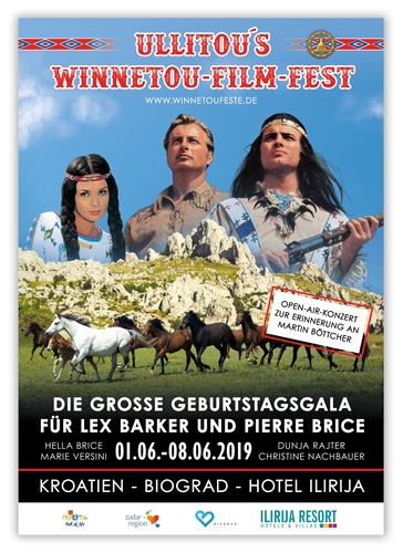 Plakat-Design für Winnetou Fest