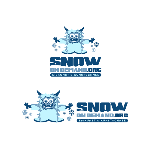  Logo-Design für Schneelieferant