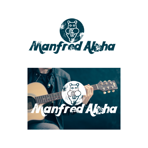  Logo-Design für Rockband Manfred Aloha