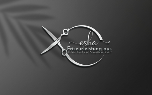  Logo-Design für Friseur