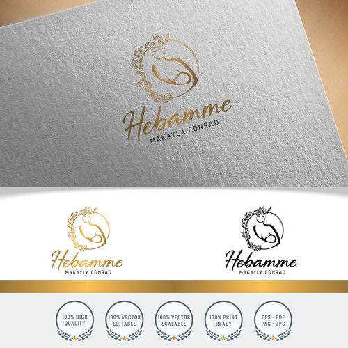 Logo-Design für Hebamme