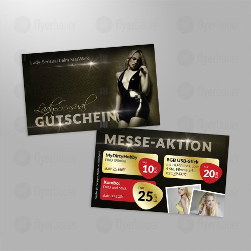 Coupon/Gutschein Design erstellen