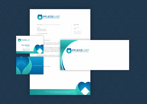  Corporate Design für Anbieter von ambulanten Pflegeleistungen