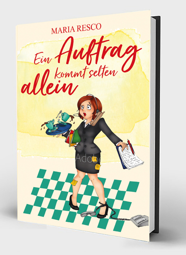  Buchcover-Design für Komödie