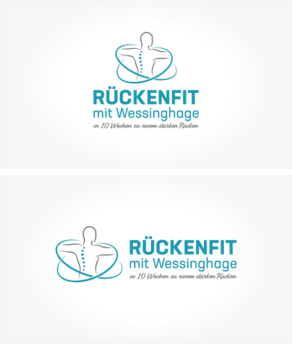  Logo-Design für Online-Rückenkurs