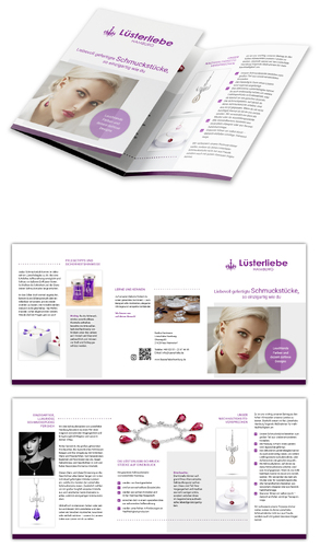  Flyer-Design für Designer-Schmuck